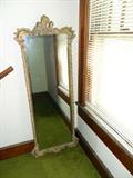 Antique Gilded Hall Mirror