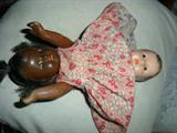 Antique Black& White Topsy Turvy Doll
