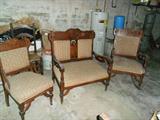 Antique Victorian Settee& Chairs