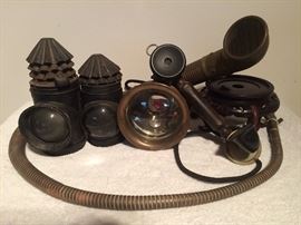 Old Auto Lights;  Chauffer's Phone