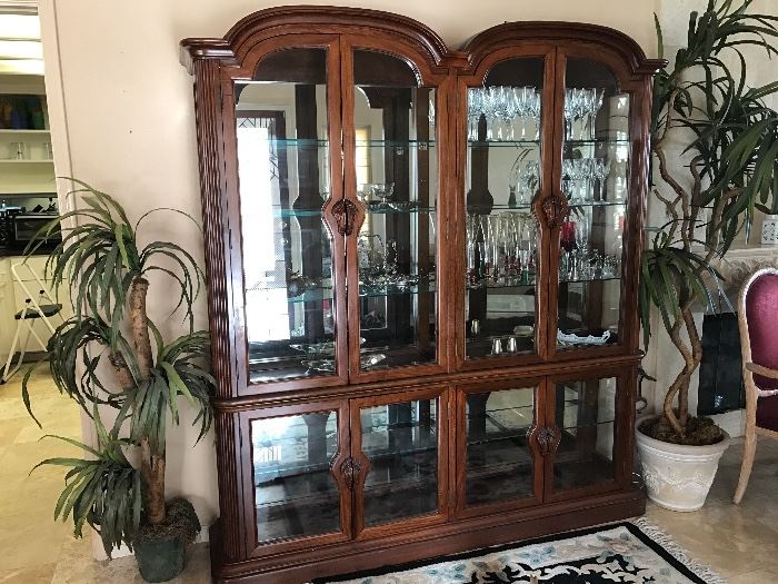 Beautiful arched top china cabinet