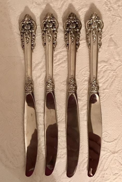 Grande Baroque sterling knives
