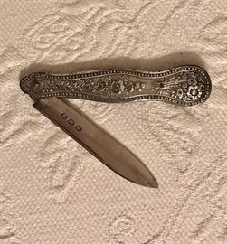 Antique sterling pocket knife