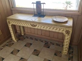 ONE OF SEVERAL HALL TABLES