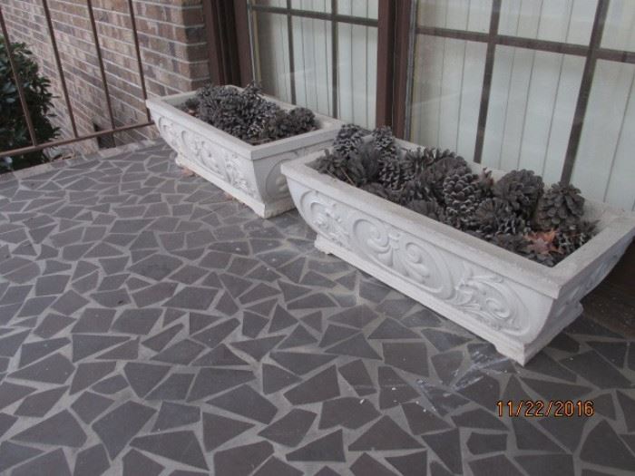 CEMENT YARD PLANTERS