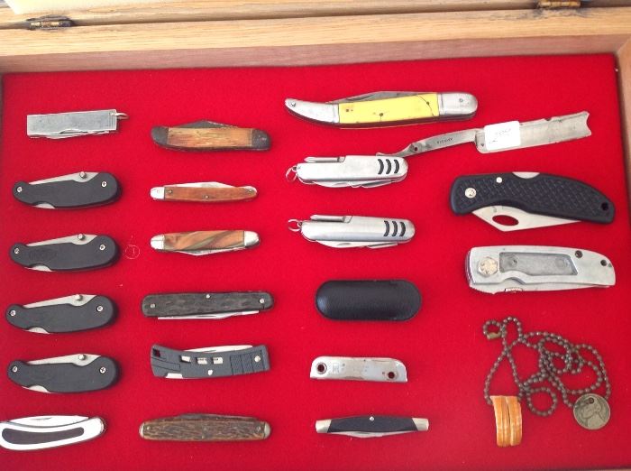 Wide selection of knives! This is a small sample!
