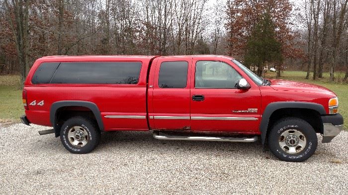 2001 GMC 2500 Heavy duty diesel with extended cab