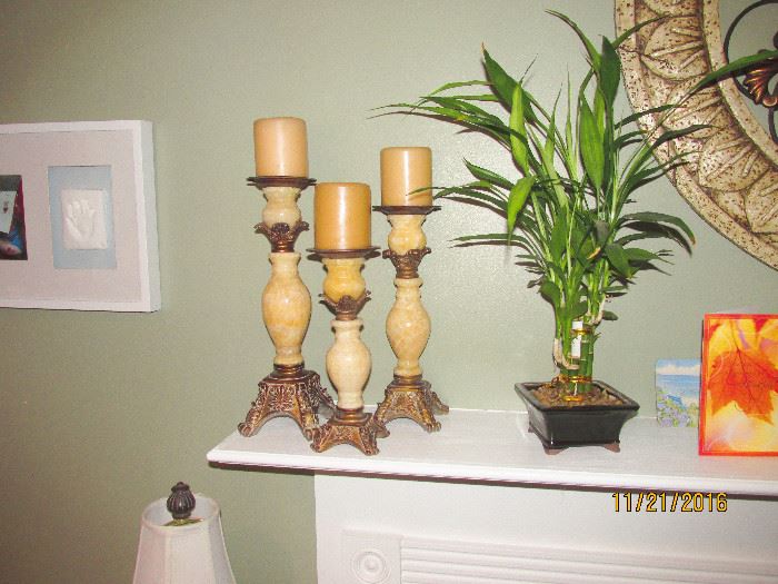 CANDLES WITH STANDS