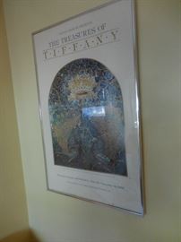 Vintage Framed Tiffany Posters