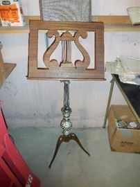 Vintage Lyre Music Stand