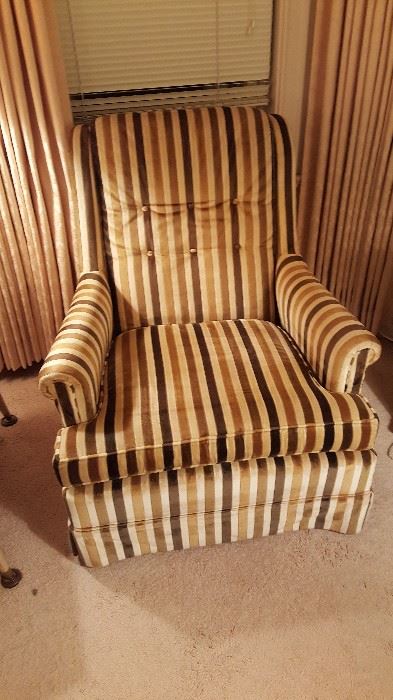 Cool retro striped chair