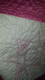 Nice selection of quilts and blankets