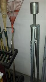 Much tools and related items. Lawn tools, hand tools, truck and trailer items-5th wheel items