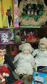Vintage and antique dolls also