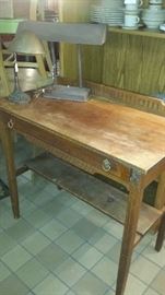 Much antique furniture also! Oak side board