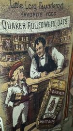 Quaker Oats throw blanket-"Quaker Rolled White Oats"