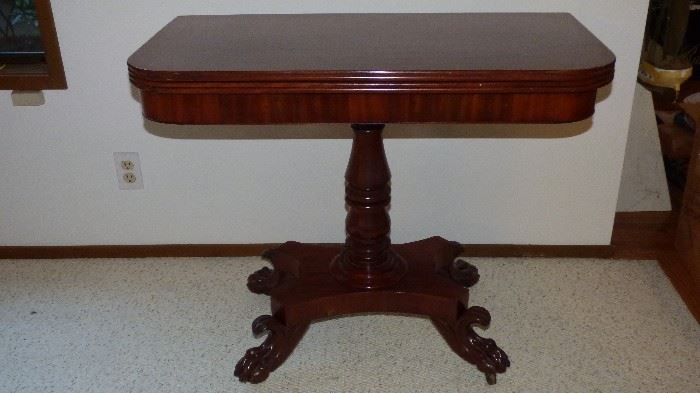 Antique Regency Period Game Table