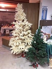 vintage Christmas trees.