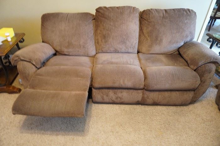 La-Z-Boy Sofas (2) with recliners on both end with matching recliner