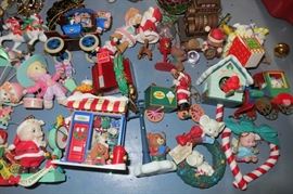 Huge Christmas Lot of decor, collectible ornaments, precious moments, disney, Looney Toons, Daffy duck, porky pig, Flintstones, Bird, Sylvester and Tweety, Bugs Bunny, Minnie Mouse, Mickey Mouse, plush, ceramic, snowman, gingerbread man, silver, swarovski, mini tree, santa claus, Mrs Claus, Santa tree topper, gold basket, lights, ornaments, balls, Lots of strings of lights, pine cones, decor, vintage, Rare Vintage Santa and Mrs Claus made from Reindeer fur from Norway, Norway Norweigian trolls ceramic, 