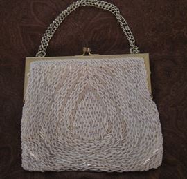 Vinatage Beaded purse, handbag, accessories, hand made.