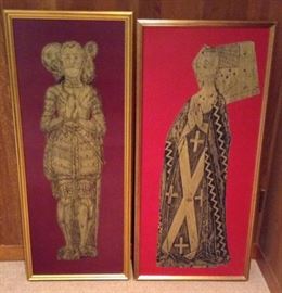 Salisbury Cathedral Brass Rubbings Replica 