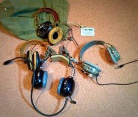 WW2 Aviator head sets