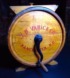 JB Varick CO vintage butter churn