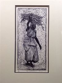  Limited Edition Signed Woodcut 