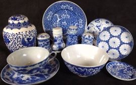  Variety Of Japanese Phoenix Bird And Transfer Ware 