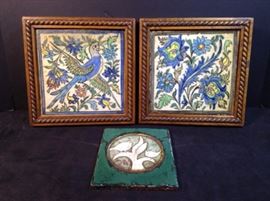 Majolica style tiles