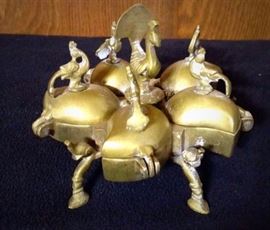 Indian Brass spice box antique