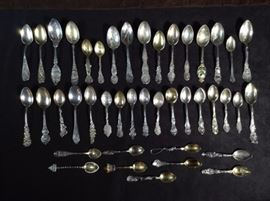 Sterling collectible spoons