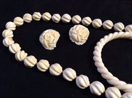 Faux Ivory Jewelry vintage