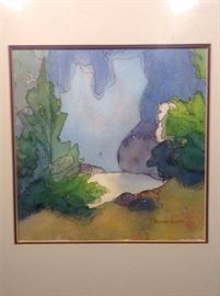 Watercolor Nature Scene Doreen Giles 