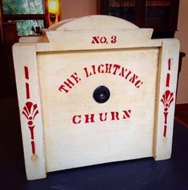 The lightning butter churn no 3 vintage