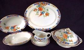 Antique Wood And Sons Bird Of Paradise china