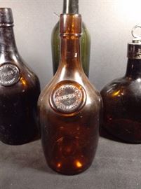 Vintage Whisky bottles