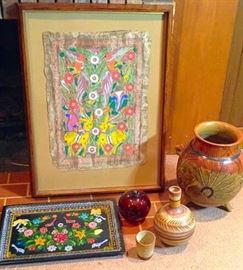 Mexican Bark painting and more