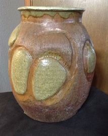Earthenware hand built jug