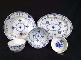 Royal Copenhagen Blue Fluted Lace