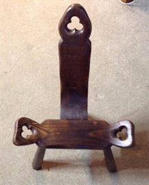 Primitive birthing stool