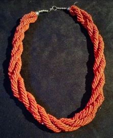 Seed bead necklace