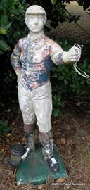 Concrete Lawn Jockey