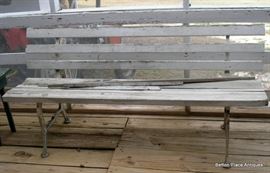 Metal bench needs wooden slats 
