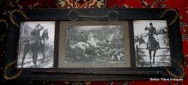 Fantastic Antique frame and Fox hunt scene