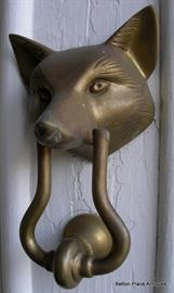 Brass Fox Door Knocker