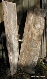 pair of primitive doors...terrific items for repurpose