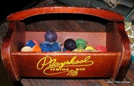 Vintage Playskool sewing box