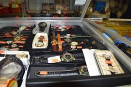Watches of various makers and character watches